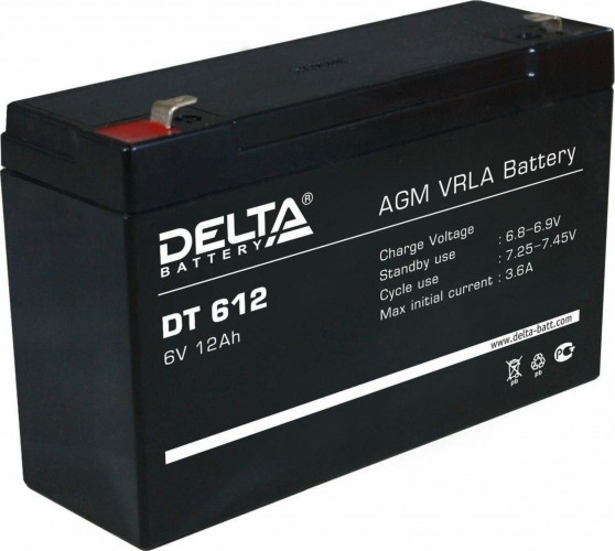Аккумулятор Delta DT 612