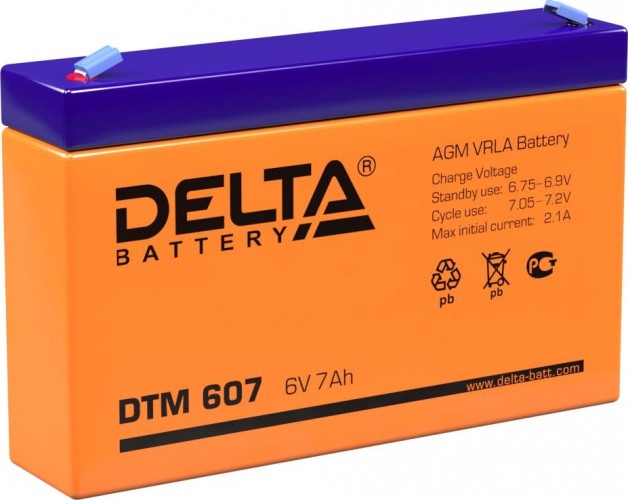 Аккумулятор Delta DTM 607