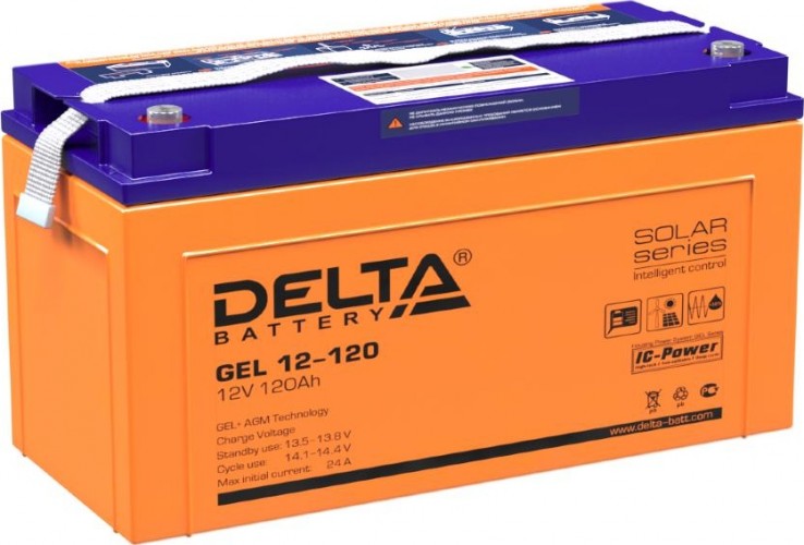 Аккумулятор Delta GEL 12-120 (AGM+GEL)