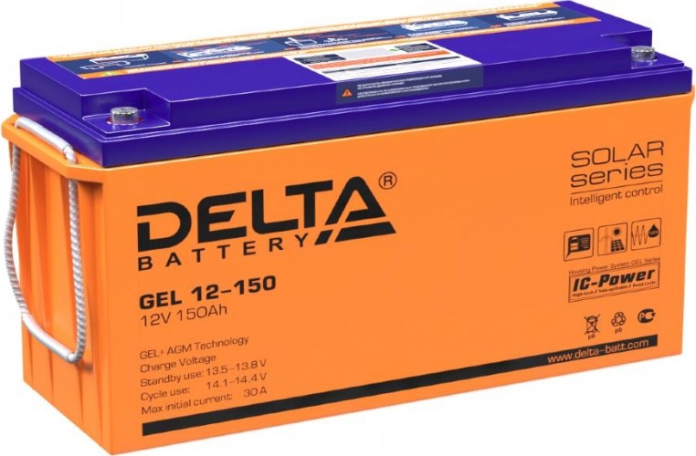 Аккумулятор Delta GEL 12-150 (AGM+GEL)