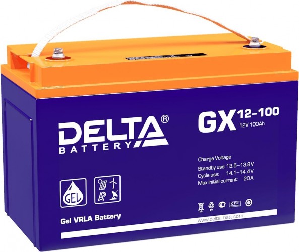 Аккумулятор Delta GX 12-100 (GEL)