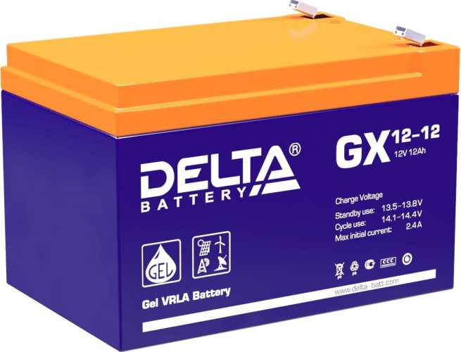 Аккумулятор Delta GX 12-12 (GEL)