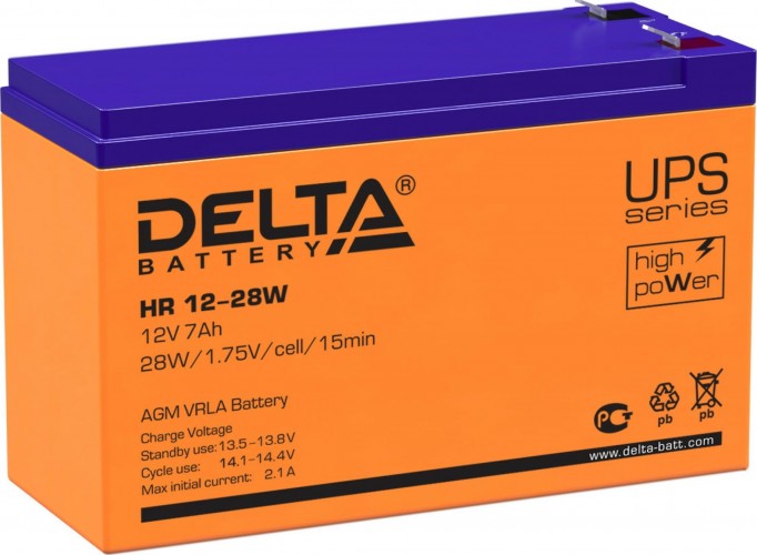 Аккумулятор Delta HR 12-28 W
