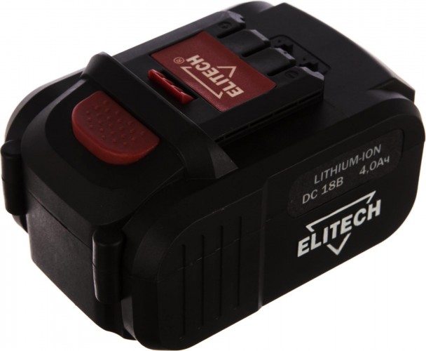 Аккумулятор ELITECH 18,0V 4.0 Ач Li-Ion 1820.067700 188830 - изображение 3