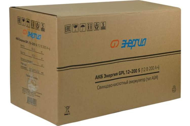 Аккумулятор ЭНЕРГИЯ GPL 12-200 S Е0201-0108 - изображение 5