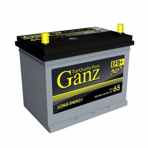 Аккумулятор GANZ ASIA EFB 65 A/ч обратная R+ 232x175x225 EN550 A GAEFBA650