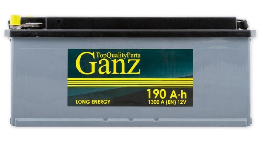 Аккумулятор GANZ Standart 190 A/ч R+ 514x218x210 EN1 300 A GA1904