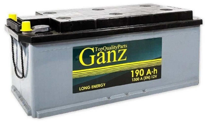 Аккумулятор GANZ Standart 190 A/ч L+ 514x218x210 EN 300 A EURO GA1903