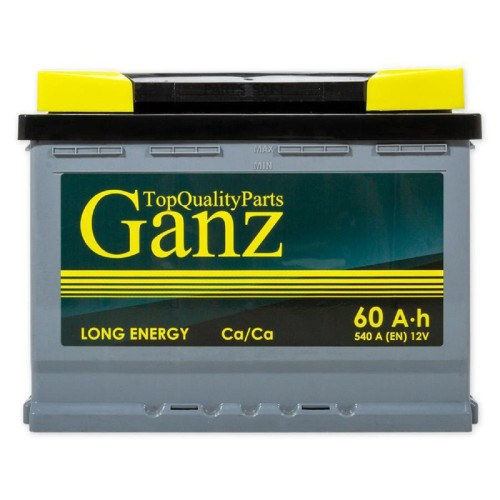 Аккумулятор GANZ Standart 60 A/ч прямая L+ 242x175x190 EN540 A GA601