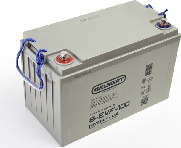 Аккумулятор GELBERT 6-EVF-100 (12V105A/H C5) тяговый 025374 - изображение 4