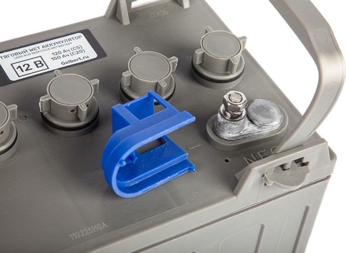 Аккумулятор GELBERT DT1275 (T1275) 12V120A/H C5  WET тяговый 025365 - изображение 2