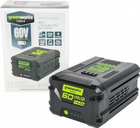Аккумулятор GREENWORKS 60.0V 4,0 Ач Li-ion G60B4 (2918407) 2918407 - изображение 3