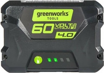 Аккумулятор GREENWORKS 60.0V 4,0 Ач Li-ion G60B4 (2918407) 2918407 - изображение 2