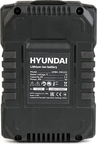 Аккумулятор HYUNDAI 20В Li-Ion 2,0 А.ч  HYBH 2002H1 - изображение 5