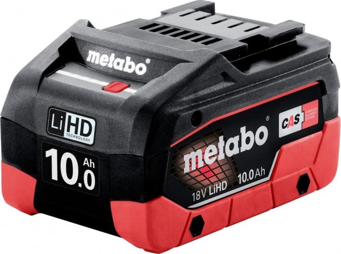 Аккумулятор METABO 18 V 10,0 Ач LiHD 625549000