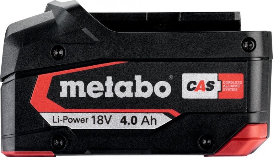 Аккумулятор METABO 18 V 4.0 Ач Li-Power Extreme CAS 625027000 - изображение 2