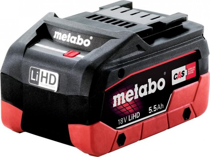 Аккумулятор METABO 18 V 5.5 Ач LiHD 625368000