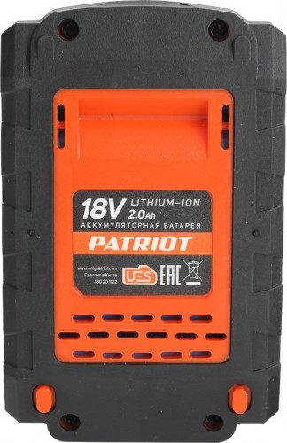 Аккумулятор PATRIOT PB-BR-Li 18,0V 2,0Ah 180201122 - изображение 4