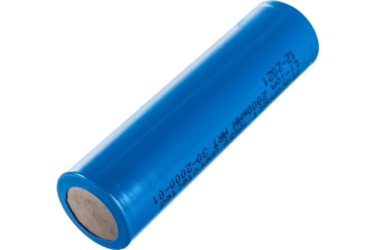 Аккумулятор Proconnect 30-2000 ( уп. 10 штук ) Li-ion 18650, 3,7B, 2000мAч,  без платы защиты  30-2000 - изображение 2