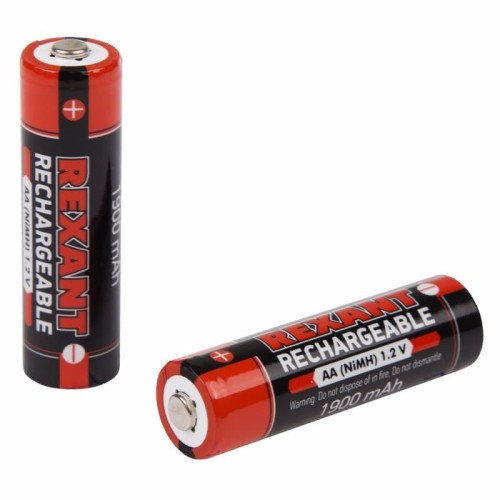Аккумулятор REXANT 30-1419 Ni-MH AA/HR6, 1,2B, 1900мAч, 2 шт