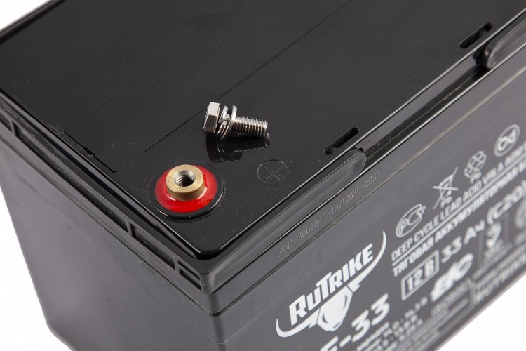 Аккумулятор RUTRIKE 12V 33A/H C20 тяговый 6-F-33 023281 - изображение 2