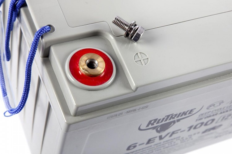 Аккумулятор RUTRIKE 12V100A/H C3 тяговый 6-EVF-100 021664 - изображение 4