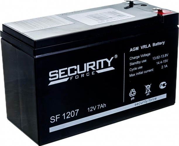 Аккумулятор SECURITY FORCE SF 1207