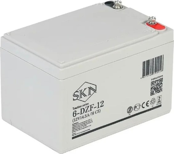 Аккумулятор SKN 6-DZF-12 (12V14.5A/H C5) тяговый 025383 - изображение 3