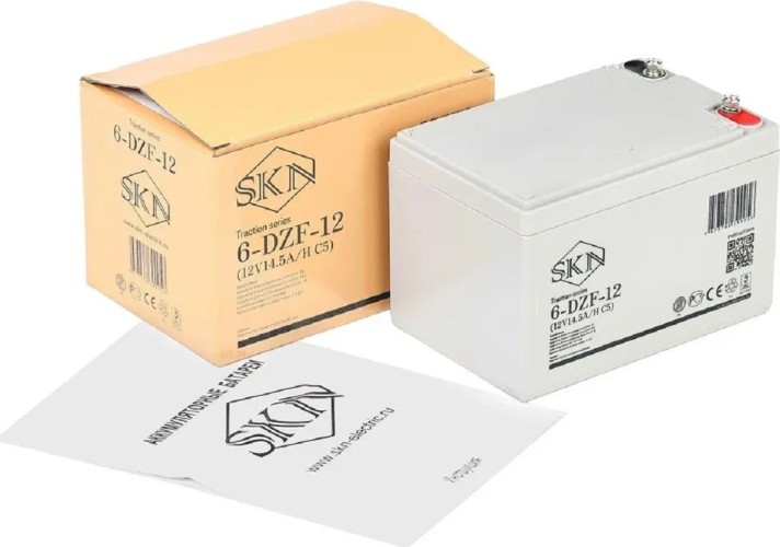 Аккумулятор SKN 6-DZF-12 (12V14.5A/H C5) тяговый 025383 - изображение 4
