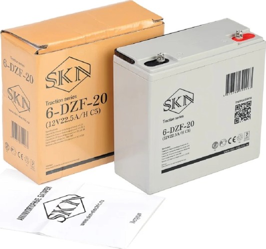 Аккумулятор SKN 6-DZF-20 (12V22.5A/H C5) тяговый 025384 - изображение 4