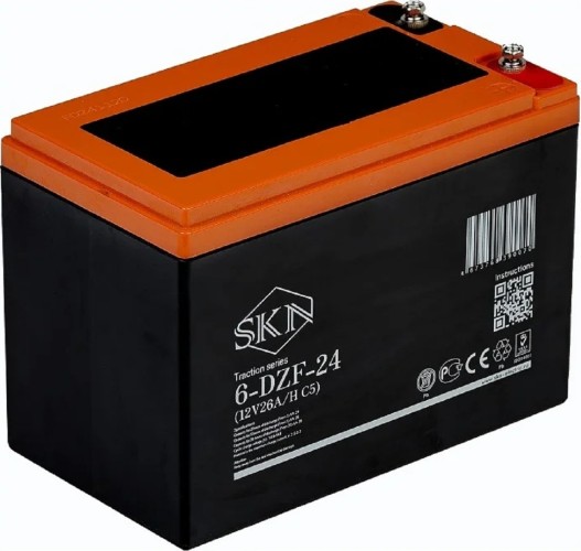 Аккумулятор SKN 6-DZF-24 (12V26A/H C5) тяговый 025385 - изображение 3