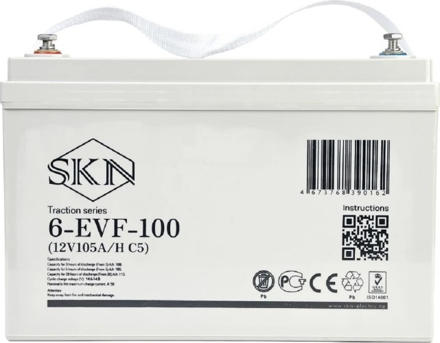 Аккумулятор SKN 6-EVF-100 (12V105A/H C5) тяговый 025387