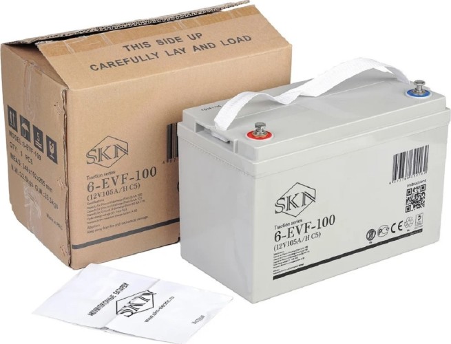 Аккумулятор SKN 6-EVF-100 (12V105A/H C5) тяговый 025387 - изображение 4