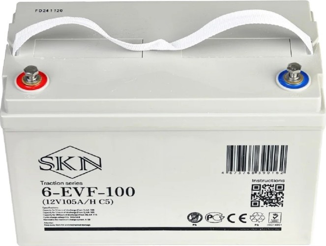 Аккумулятор SKN 6-EVF-100 (12V105A/H C5) тяговый 025387 - изображение 3