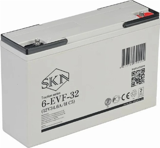 Аккумулятор SKN 6-EVF-32 (12V34.6A/H C5) тяговый 025388 - изображение 3