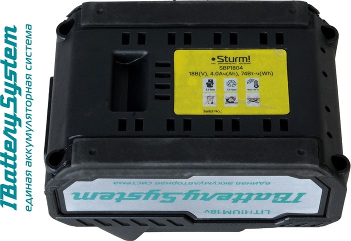 Аккумулятор Sturm SBP1804 - изображение 3