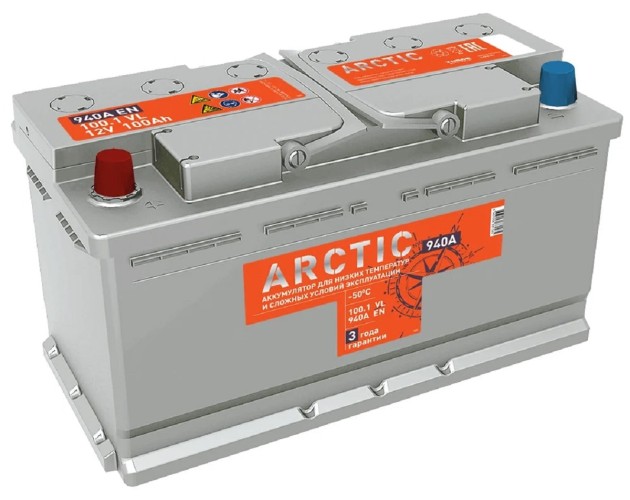 Аккумулятор Titan ARCTIC 100.1 VL 940А 4607008881585