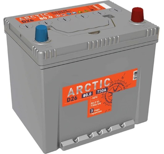 Аккумулятор Titan ARCTIC ASIA 80.0 VL B01 730А 4607008888126