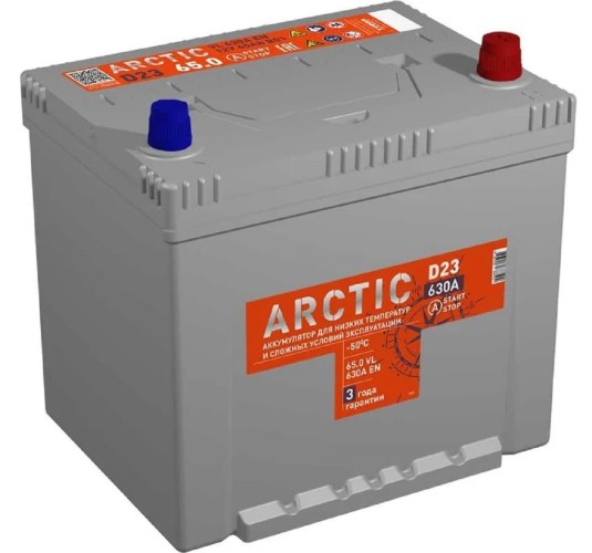 Аккумулятор Titan ARCTIC ASIA 65.0 VL B01 630А 4607008888102