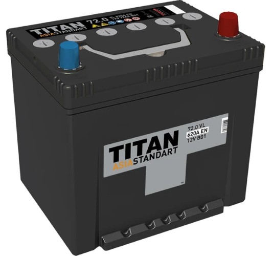 Аккумулятор Titan ASIA STANDART 72.0 VL B01 620А 4607008887327