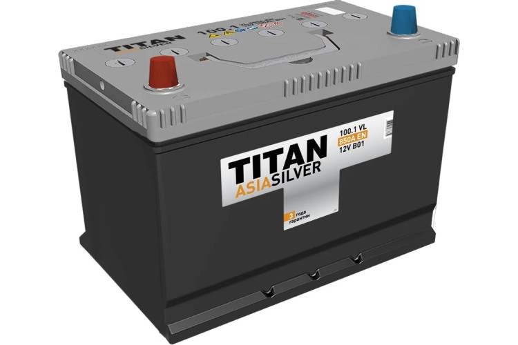 Аккумулятор Titan ASIASILVER 100.1 VL B01 850А 4607008887372