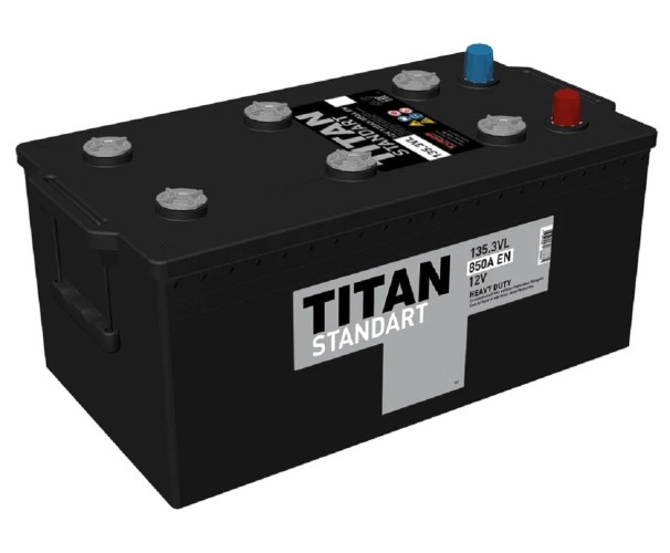 Аккумулятор Titan STANDART 135.3 VL 850А 4607008884456