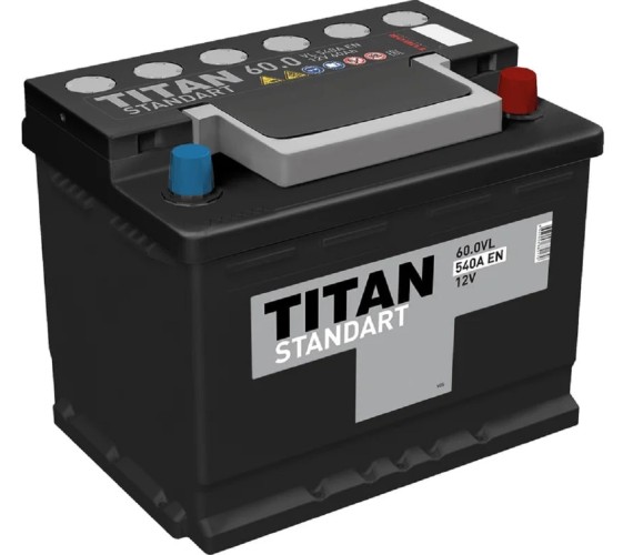 Аккумулятор Titan STANDART 60.0 VL 540А 4607008882179