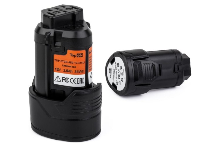 Аккумулятор TopON для AEG L1230 12В, 3.0Ah (Li-Ion)