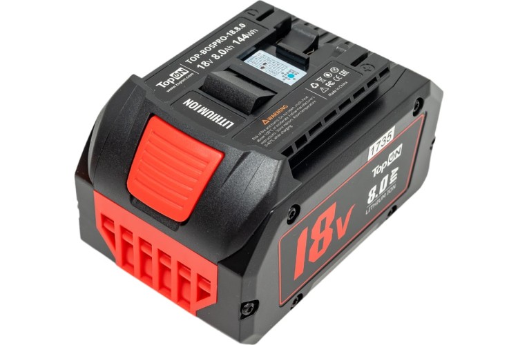 Аккумулятор TopON для Bosch ProCore. 18В 8.0Ah (Li-Ion) TOP-BOSPRO-18.8.0