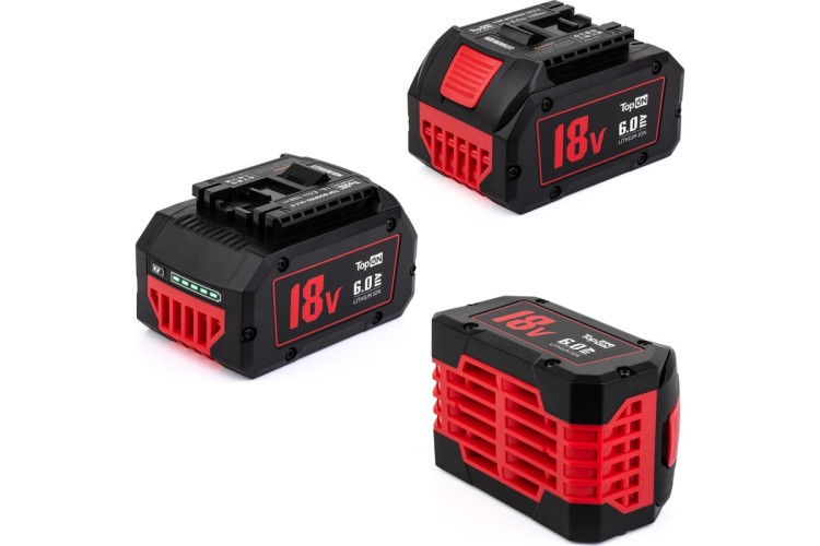 Аккумулятор TopON для Bosch ProCore. 18В 6.0Ah (Li-Ion) TOP-BOSPRO-18.6.0 - изображение 2