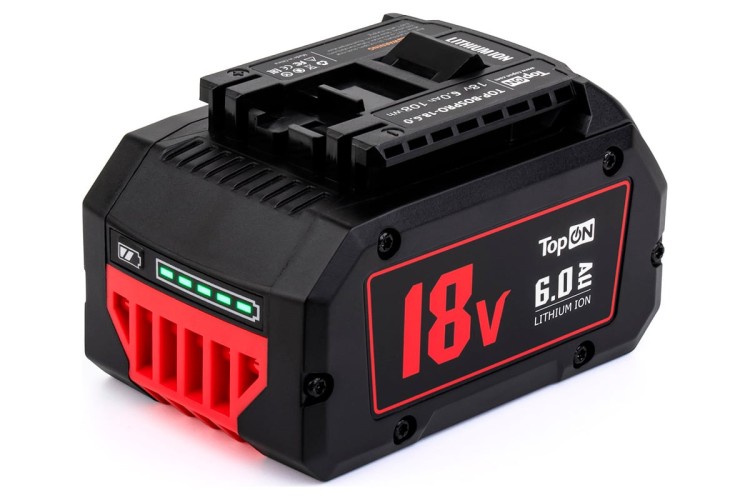 Аккумулятор TopON для Bosch ProCore. 18В 6.0Ah (Li-Ion) TOP-BOSPRO-18.6.0