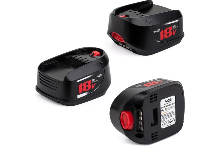 Аккумулятор TopON для Bosch art 18В 2.5ah (li-ion) TOP-PTGD-BOS-18-2.5 - изображение 2