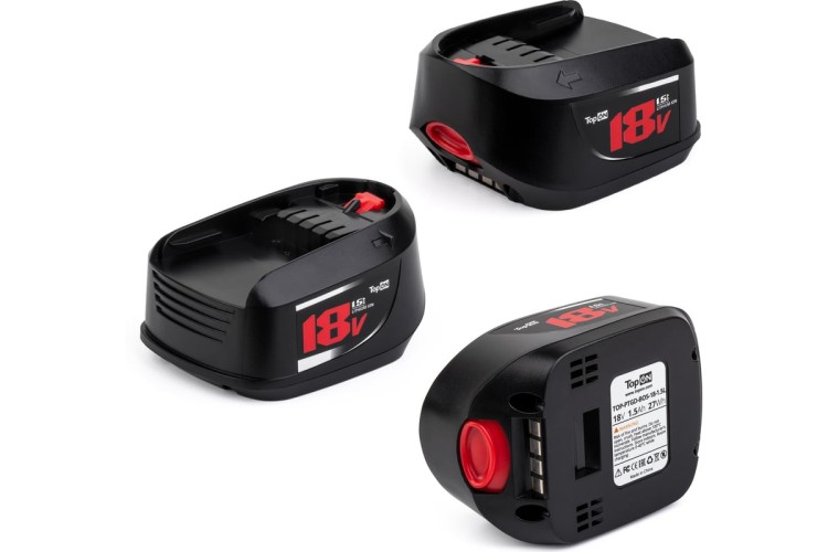 Аккумулятор TopON для Bosch art 18В 1.5ah (li-ion) - изображение 2