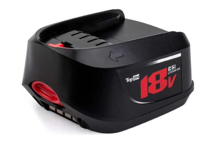 Аккумулятор TopON для Bosch art 18В 2.5ah (li-ion) TOP-PTGD-BOS-18-2.5